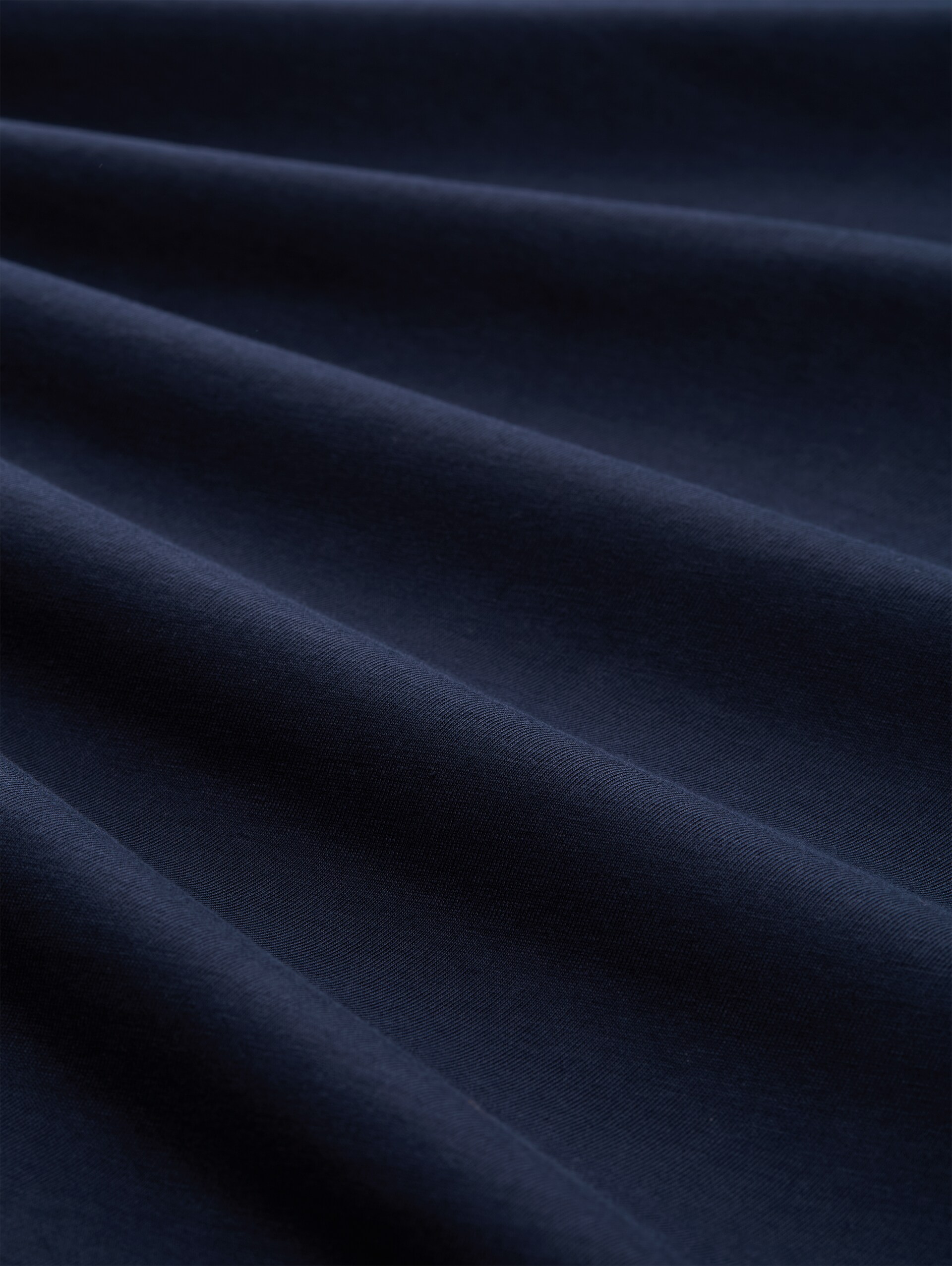 T-shirt met geborduurd logo - sky captain blue - Materiaalweergave