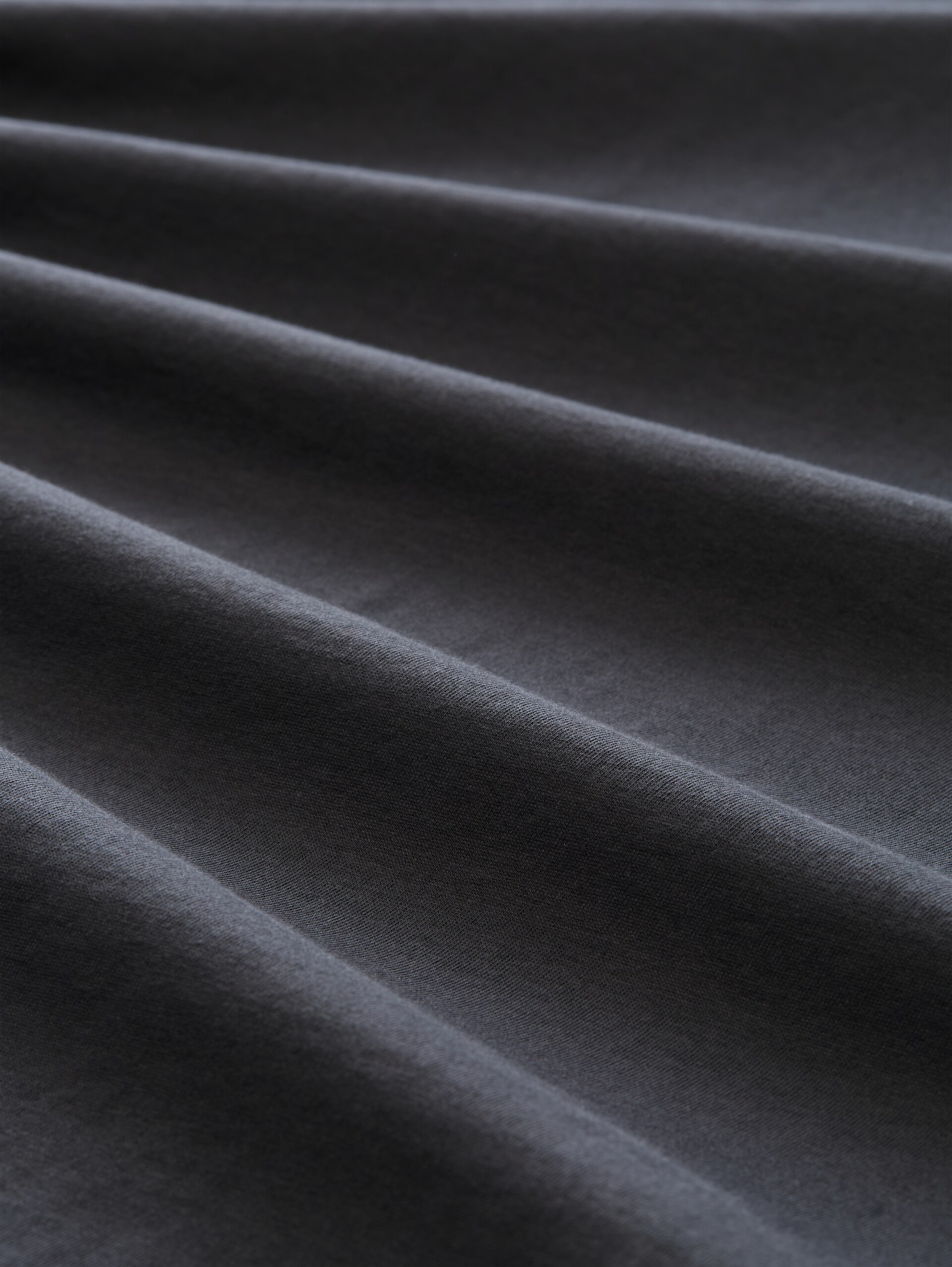 T-shirt avec logo brodé - Tarmac Grey - Vue de la matière