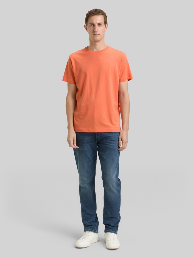 T-shirt avec logo brodé par Men, Wild Coral