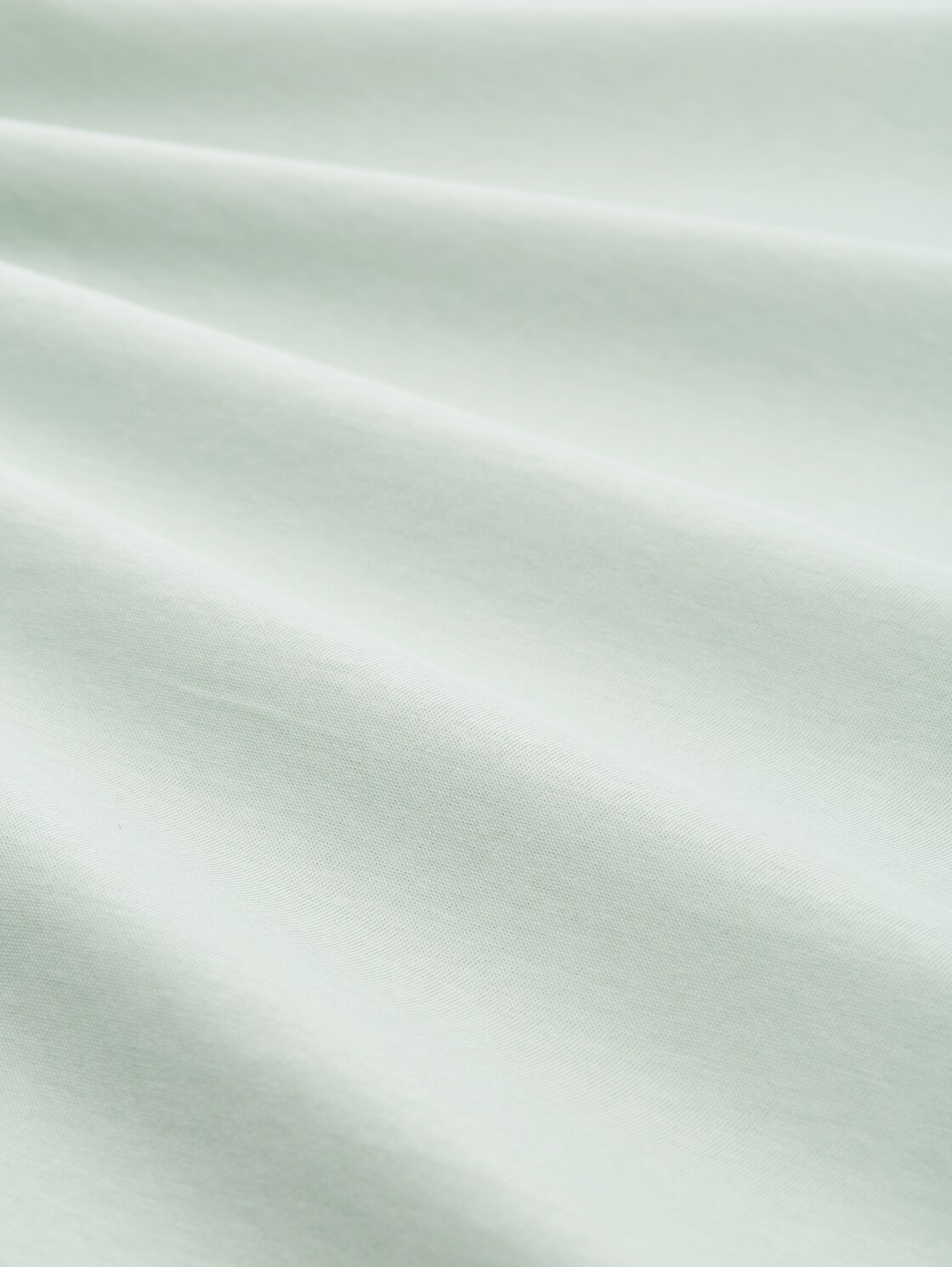 T-Shirt mit Logo-Stickerei - soft greyish green - Material-Ansicht