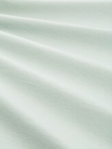 T-Shirt mit Logo-Stickerei - soft greyish green - Material-Ansicht