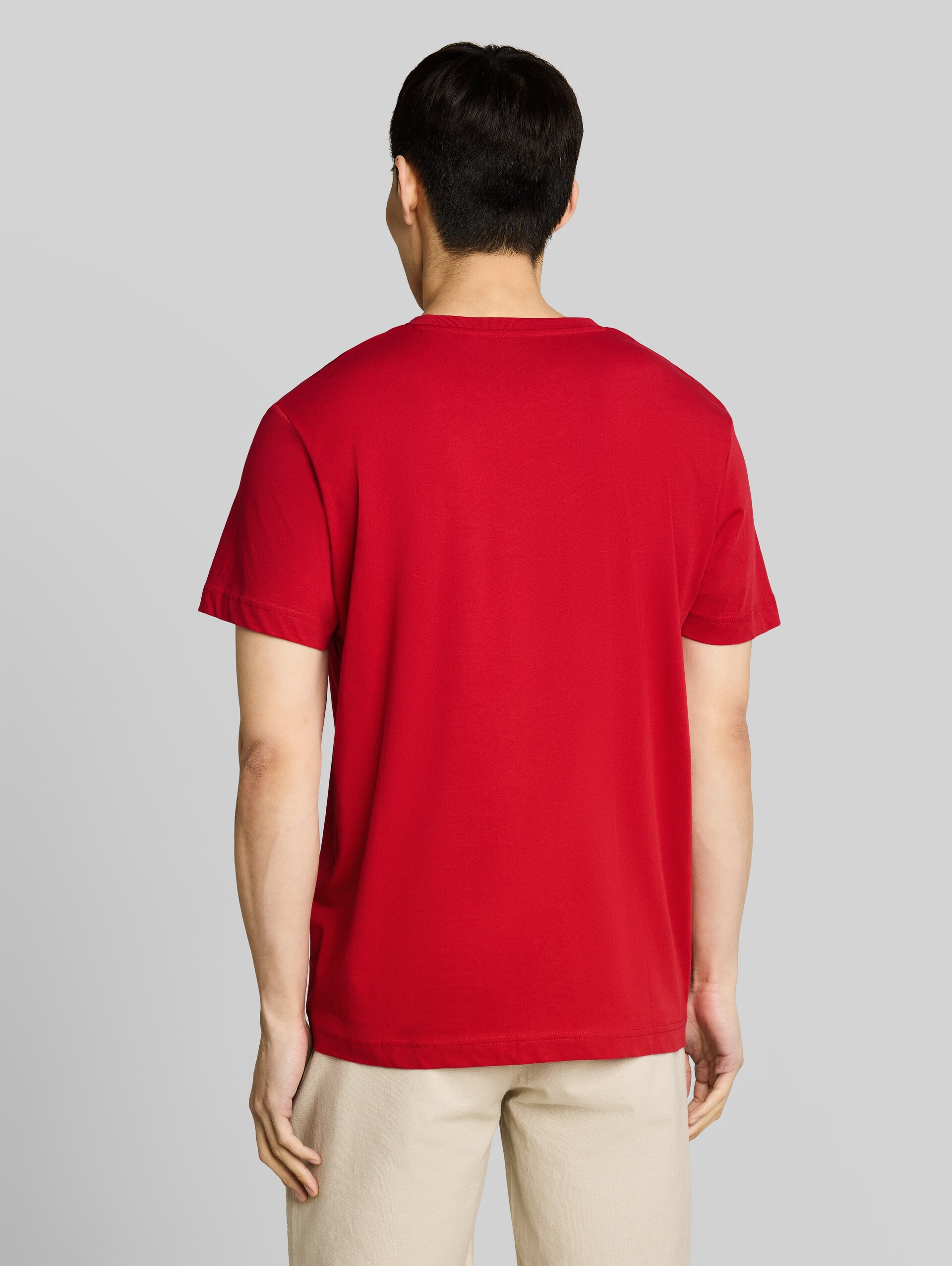 T-shirt avec logo brodé - Samba Red - Découpe Vue arrière du modèle