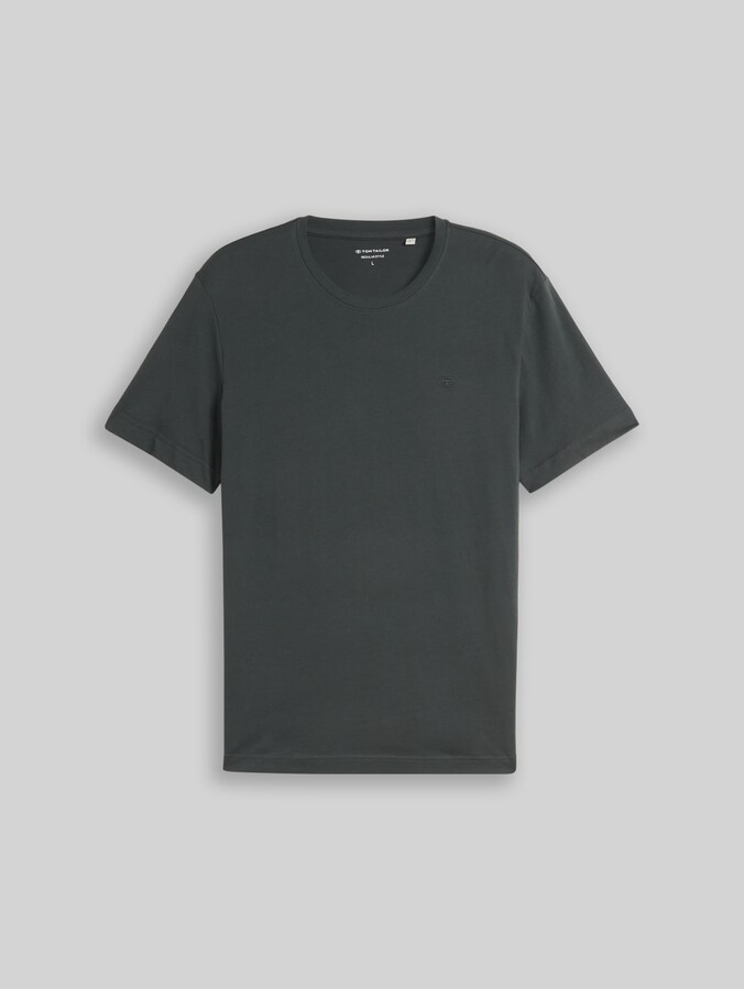 T-shirt avec logo brodé par Men, Darkest Olive