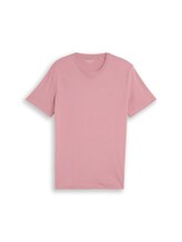 Ausgewählt, T-Shirt mit Logo-Stickerei von Tom Tailor, rosa