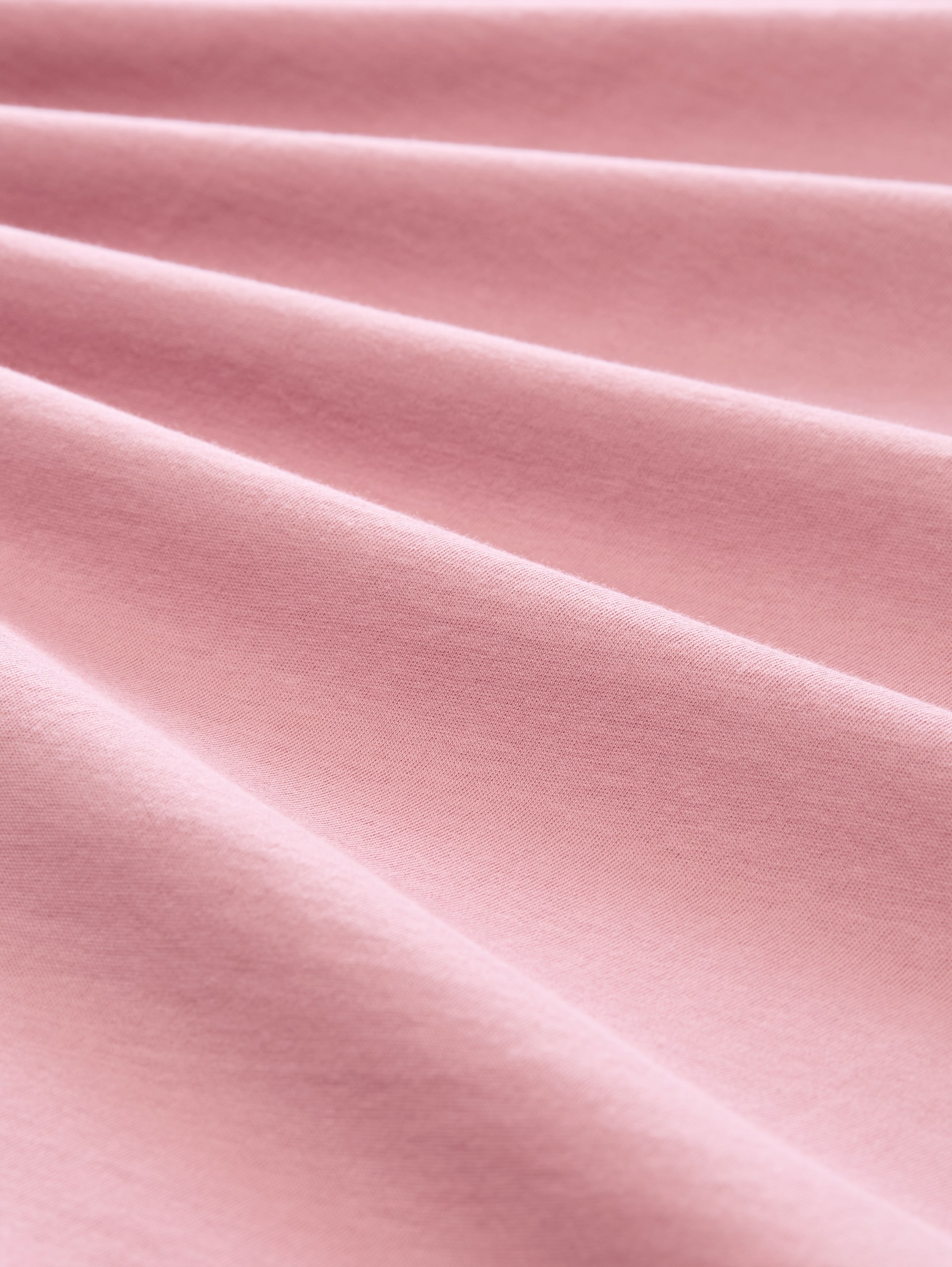 T-Shirt mit Logo-Stickerei - dusty rose - Material-Ansicht