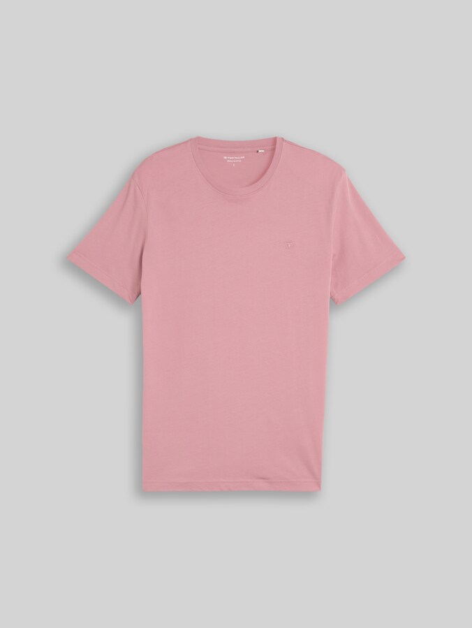 T-Shirt mit Logo-Stickerei von Men, dusty rose