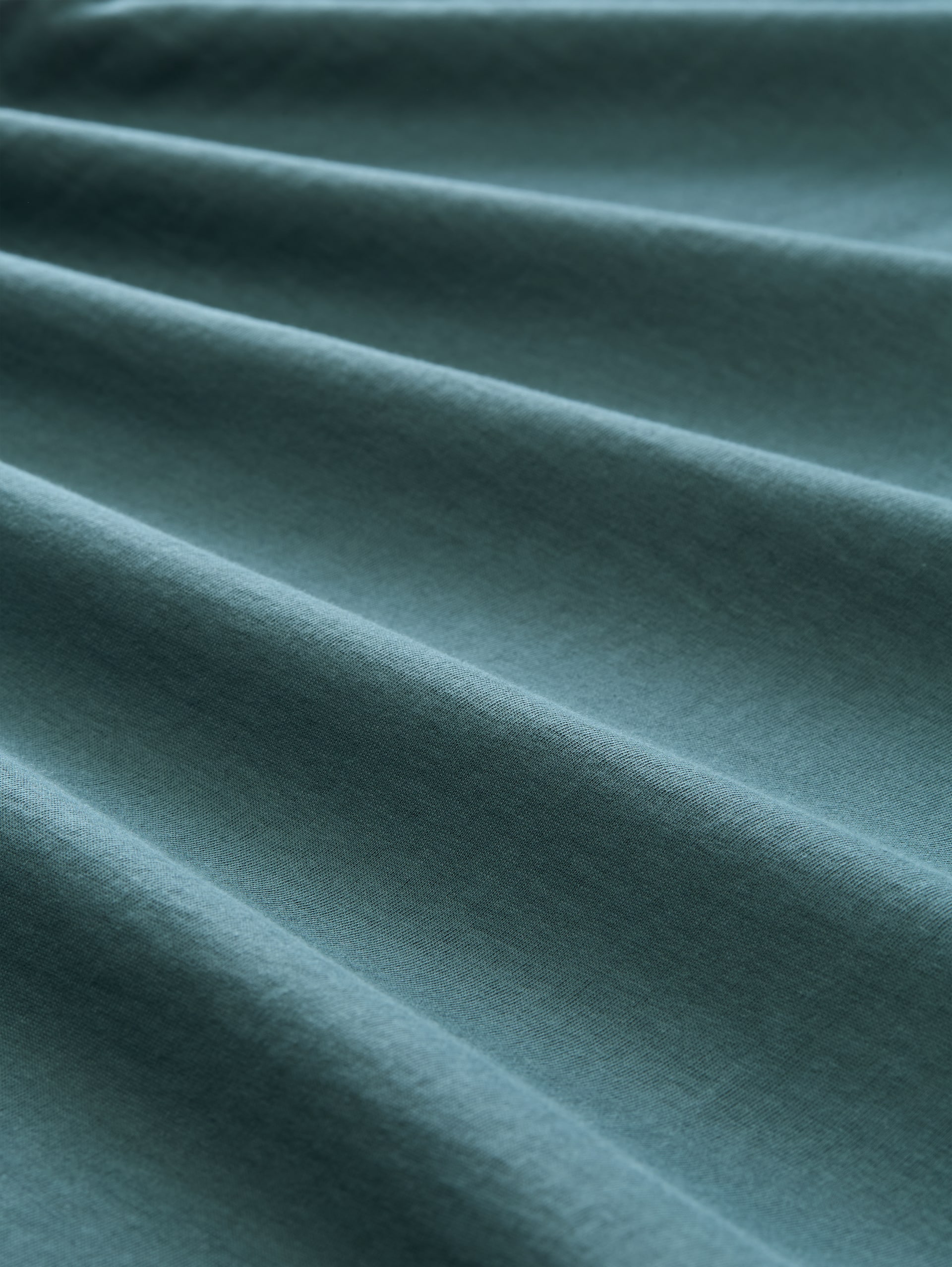 T-shirt avec logo brodé - deep bluish green - Vue de la matière