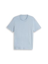 Non sélectionné, T-shirt avec logo brodé par Tom Tailor, bleu