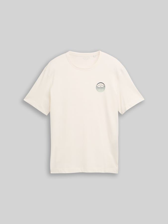 T-shirt imprimé par Men, Gardenia White