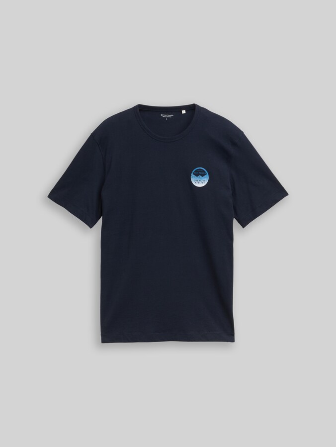 T-shirt met print door Men, sky captain blue