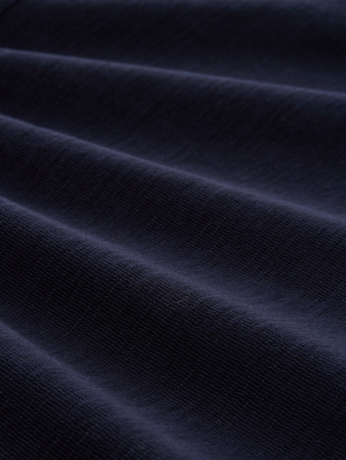 Snood Langarmshirt mit Logo-Badge - sky captain blue - Material-Ansicht