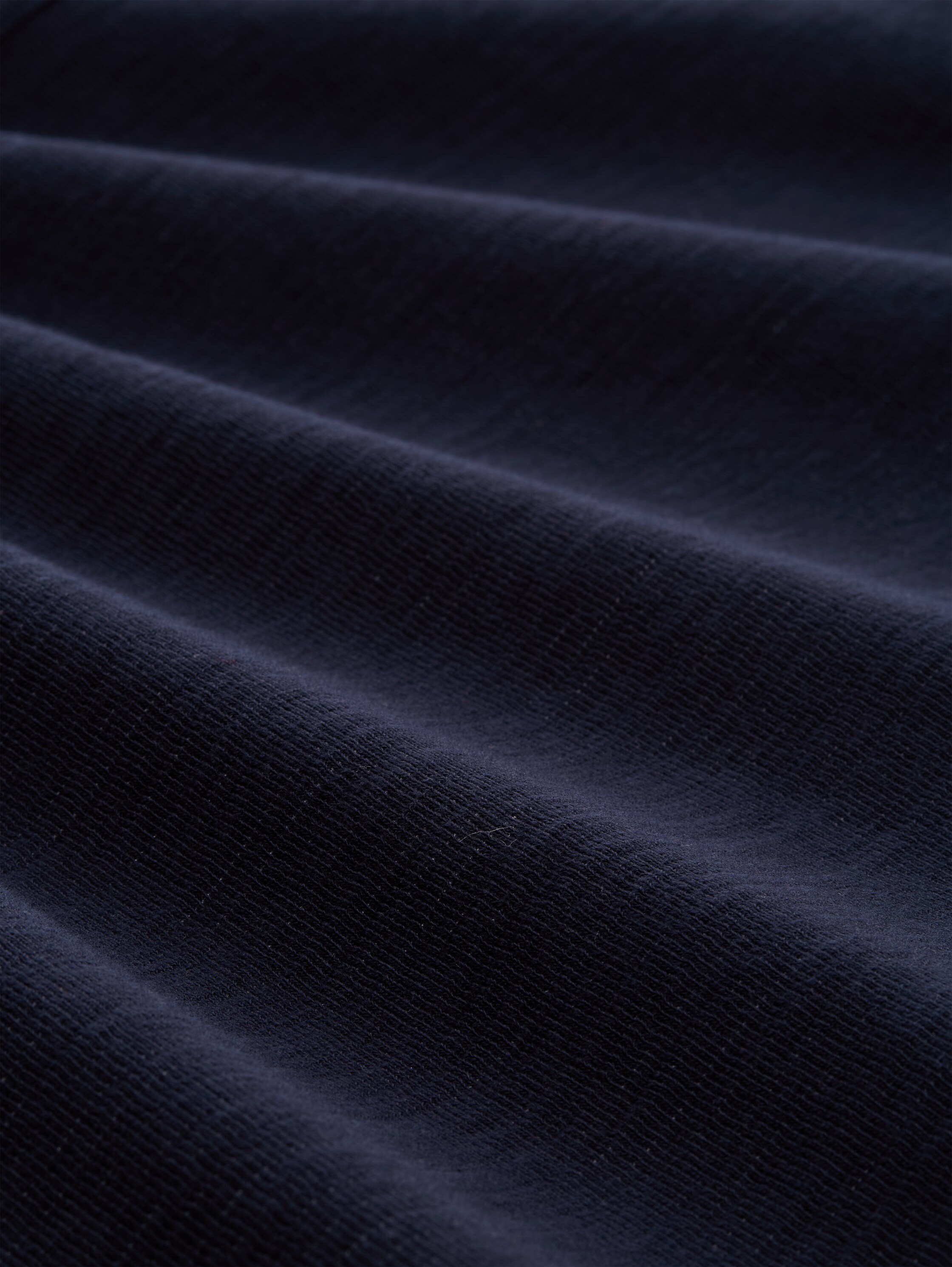 Snood Langarmshirt mit Logo-Badge - sky captain blue - Material-Ansicht