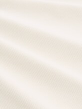 T-shirt à texture gaufrée - Gardenia White - Vue de la matière