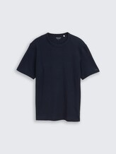 T-shirt à structure gaufrée - sky captain blue - Vue de face du produit