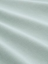 T-shirt à texture gaufrée - soft greyish green - Vue de la matière
