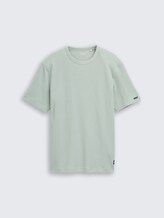 T-shirt à texture gaufrée - soft greyish green - Vue de face du produit