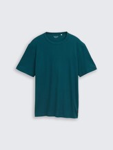 T-shirt à texture gaufrée - Deep Meadow Green - Vue de face du produit
