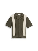 Nicht ausgewählt, Strickjacke mit Kragen von Tom Tailor, grün