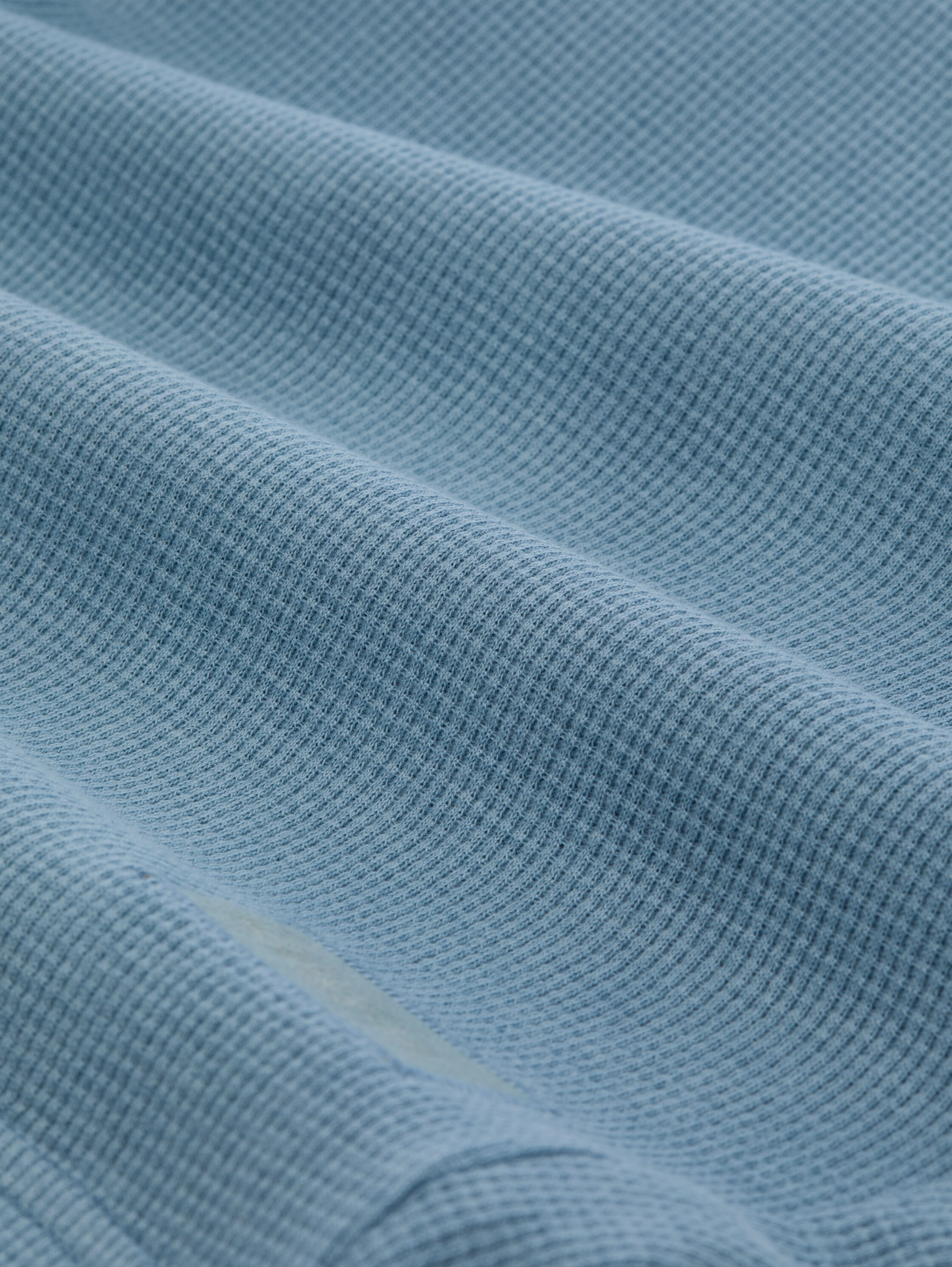 Short à texture gaufrée - mountain spring blue - Vue de la matière