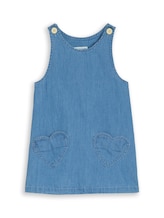 Geselecteerd, Midi-jurk met hartvormige zakken door Tom Tailor, blauw