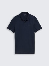 Fitted Poloshirt mit Logo-Print - sky captain blue