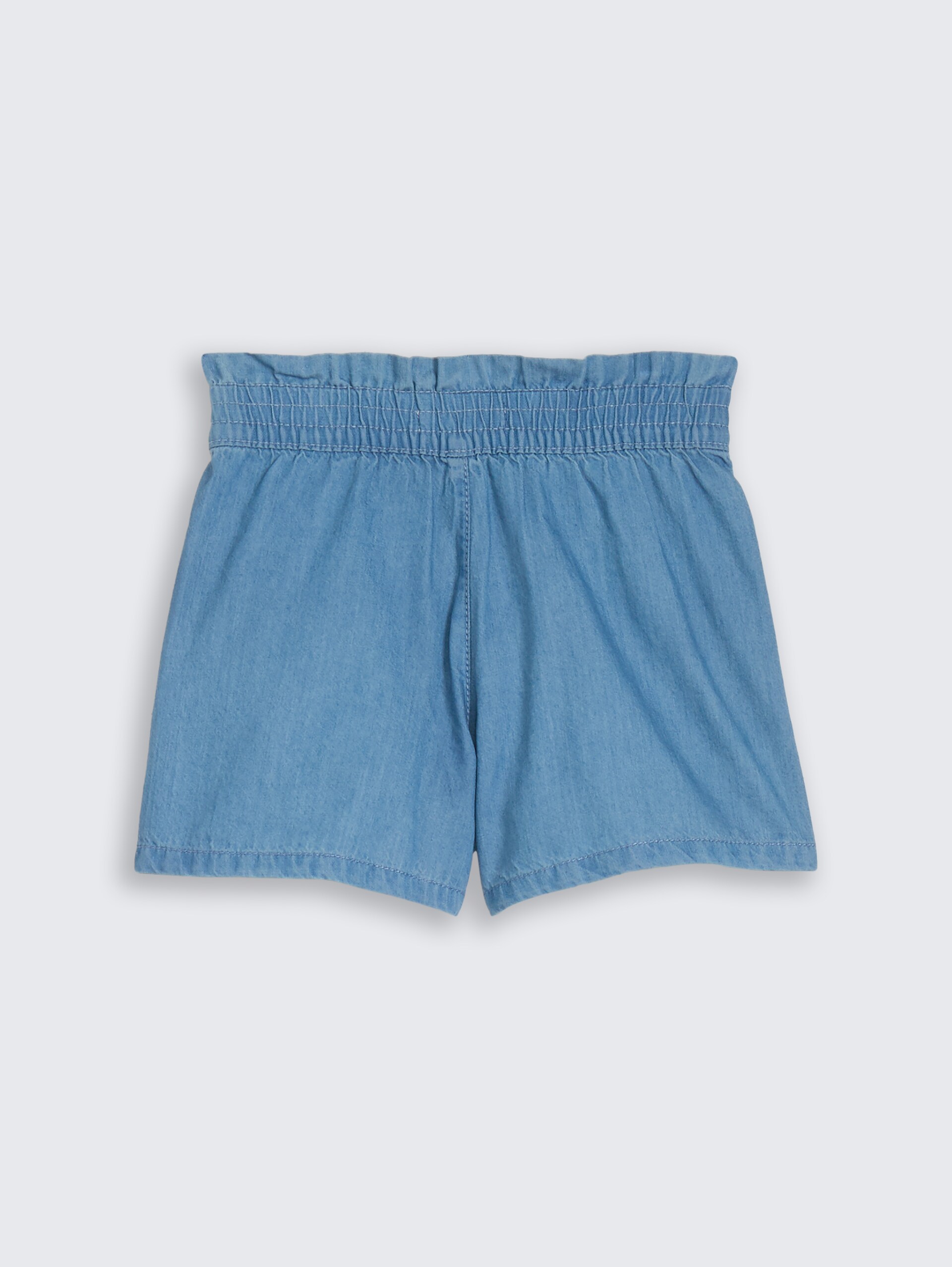 Jeansshorts - mid stone bright blue denim