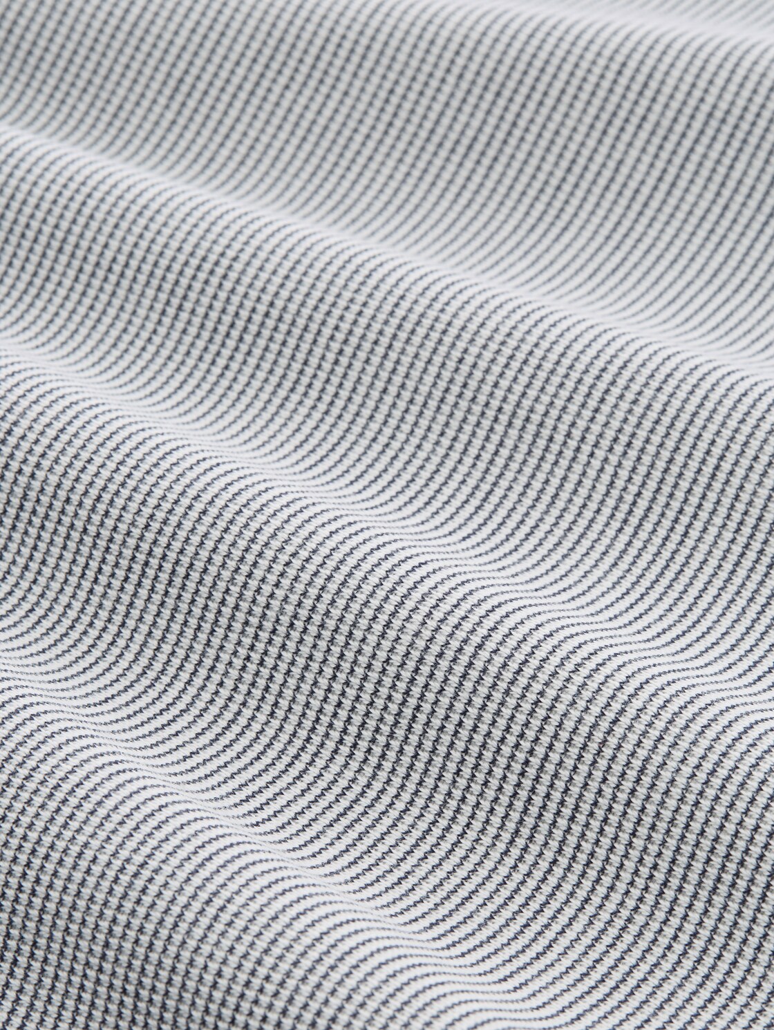 Sweatshirt mit Logo-Badge - offwhite navy stripe structure - Material-Ansicht