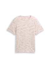 Nicht ausgewählt, T-Shirt in Melange-Optik von Tom Tailor, weiß