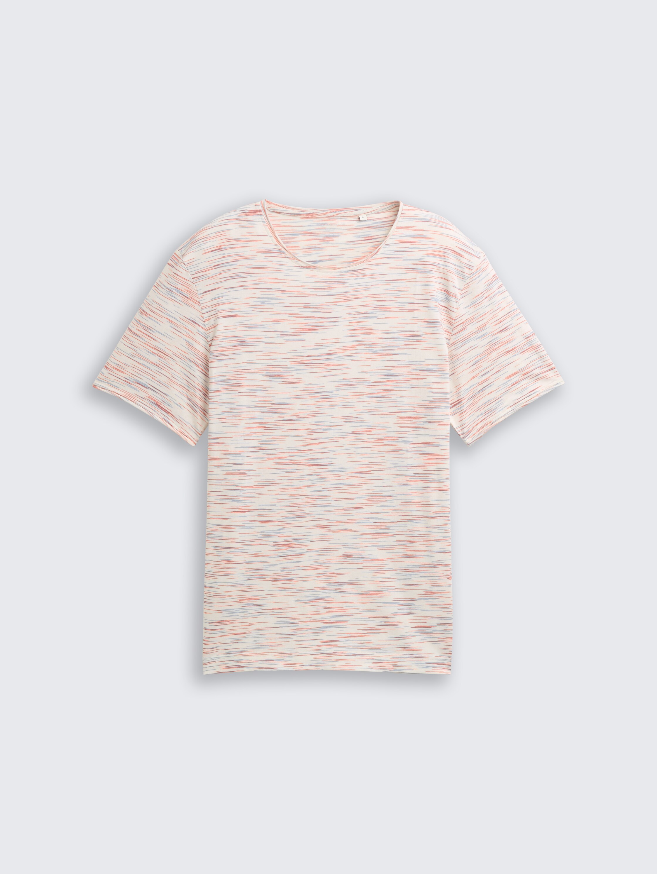 T-shirt in gemêleerde look - white_orange_blue_multi_inject - 