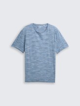 Tee shirt aspect mélangé - blue multicolor inject - Vue de face du produit