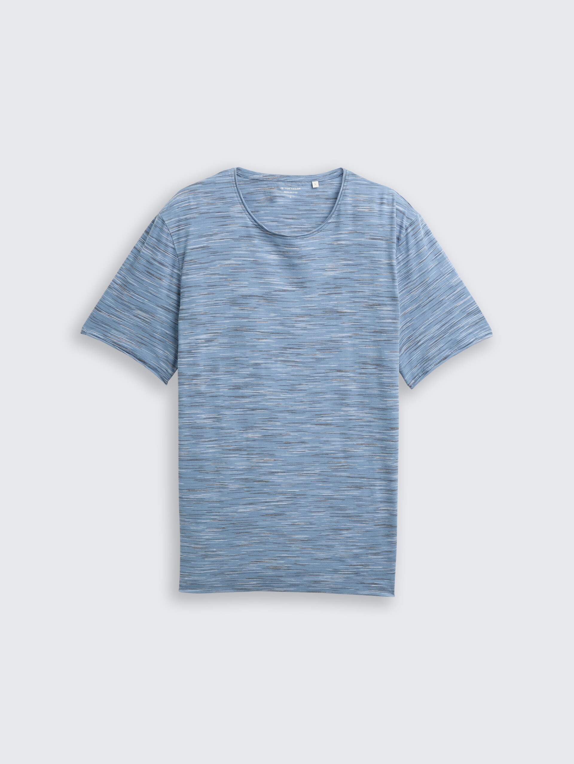 T-shirt effet chiné - blue multicolor inject - Vue de face du produit