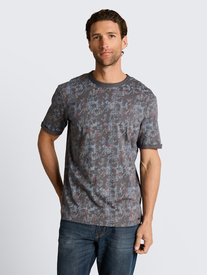 T-shirt met patroon door Men, grey structure design