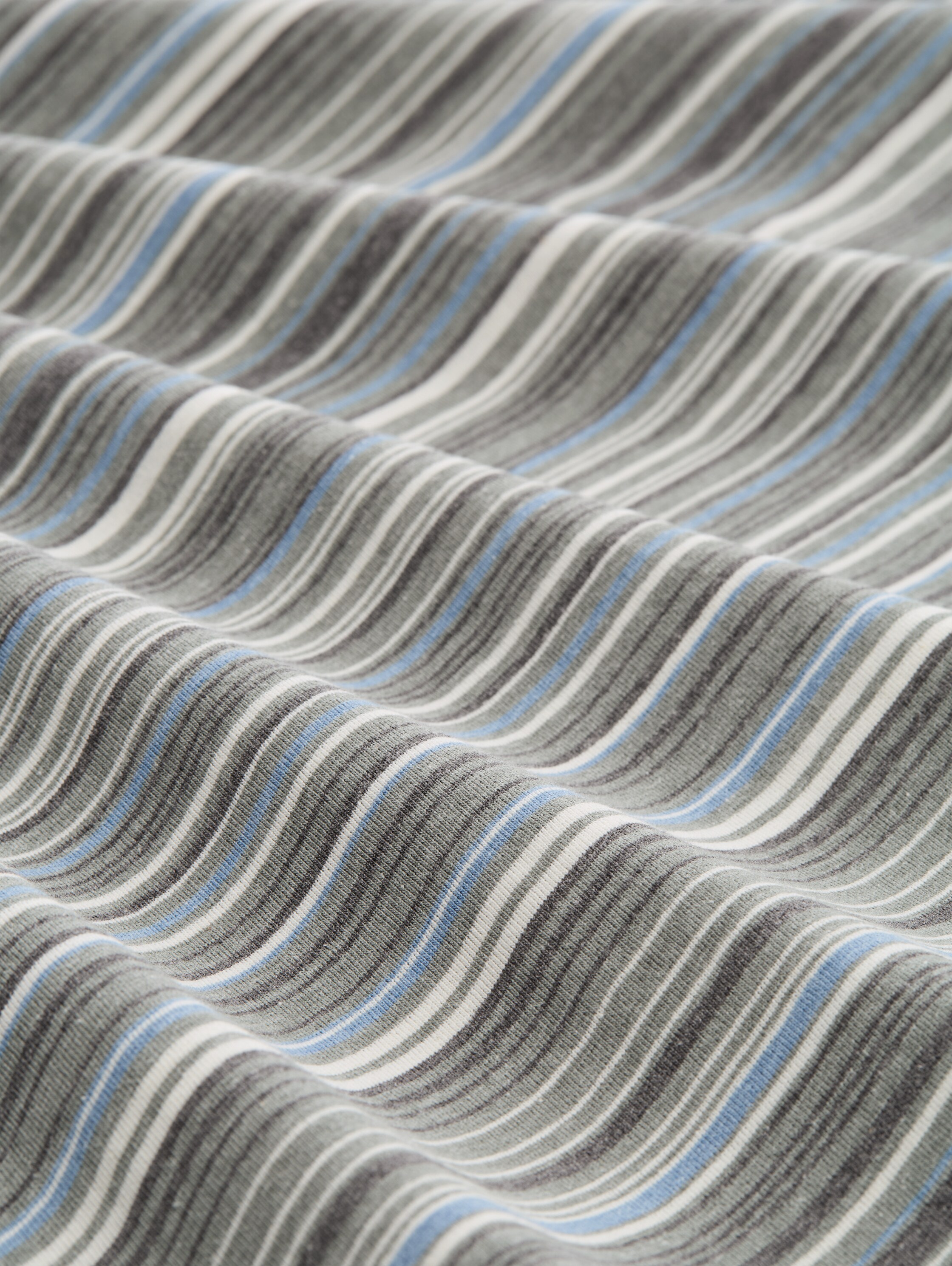 T-shirt met streepjespatroon - olive_orange_multicolor_stripe - 