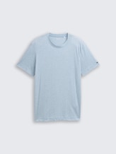 T-shirt met fijn streepmotief - spring blue fine stripe - Product vooraanzicht
