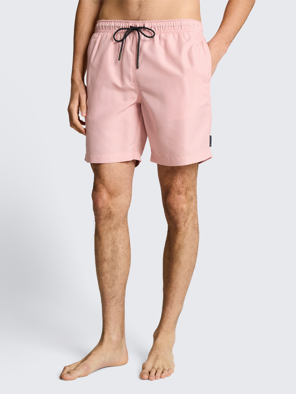 Badeshorts mit Kordelzug - Twinkle Pink - Ausschnitt Model-Vorderansicht
