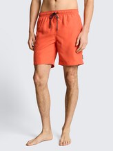 Short de bain avec cordon de serrage - Chili Orange - Découpe Vue de face du modèle