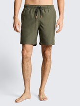 Short de bain avec cordon de serrage - deep leaf green - Découpe Vue de face du modèle