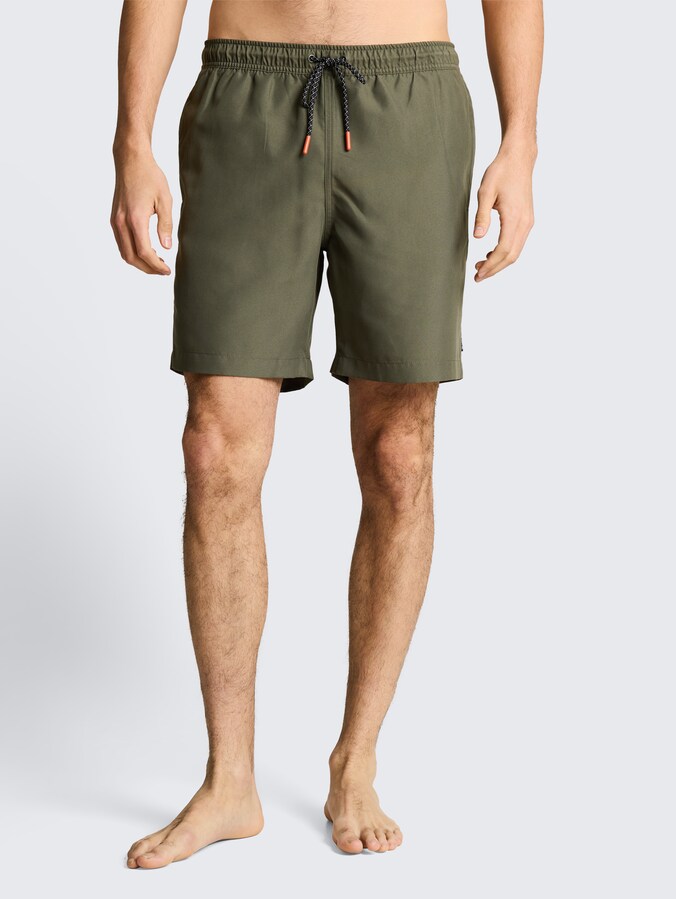 Badeshorts mit Kordelzug von Men, deep leaf green