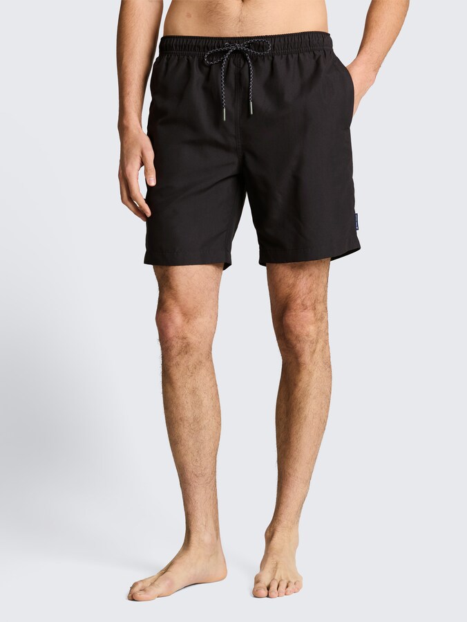 Badeshorts mit Kordelzug von Men, Black