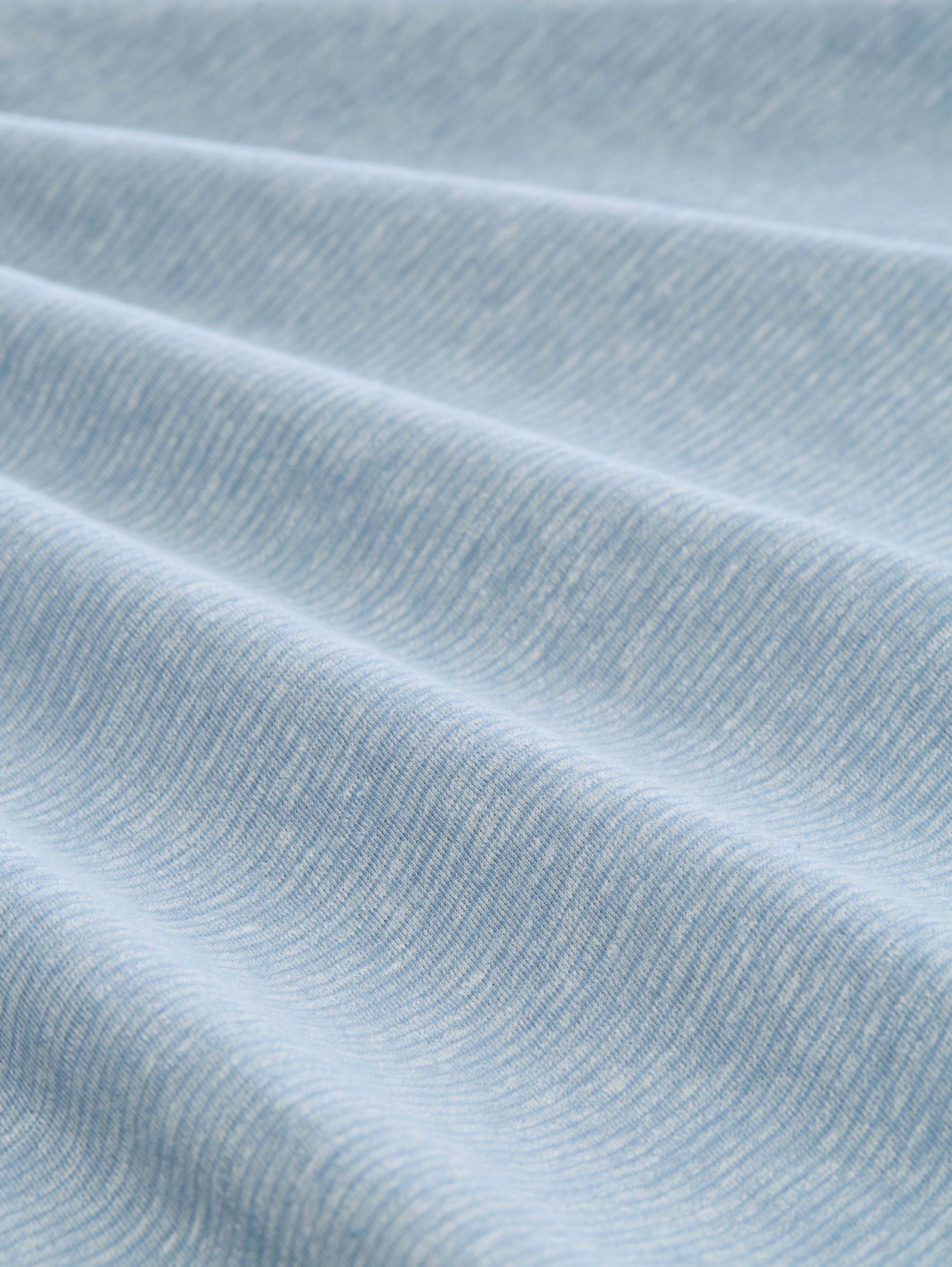 Henley T-Shirt mit feinem Streifenmuster - spring blue fine stripe - Material-Ansicht