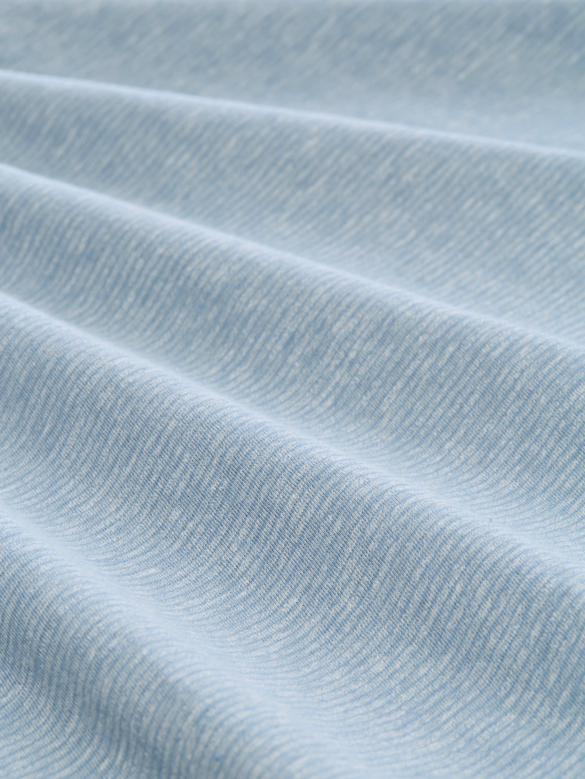 Henley T-Shirt mit feinem Streifenmuster - spring blue fine stripe - Material-Ansicht