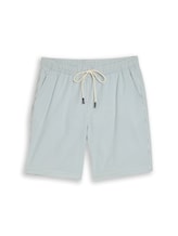 Ausgewählt, Seersucker Badeshorts mit Streifenmuster von Tom Tailor, blau