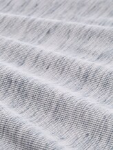T-shirt à texture gaufrée - white grey waffle inject - Vue de la matière