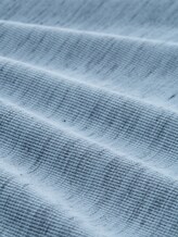 T-shirt à texture gaufrée - blue grey waffle inject - Vue de la matière