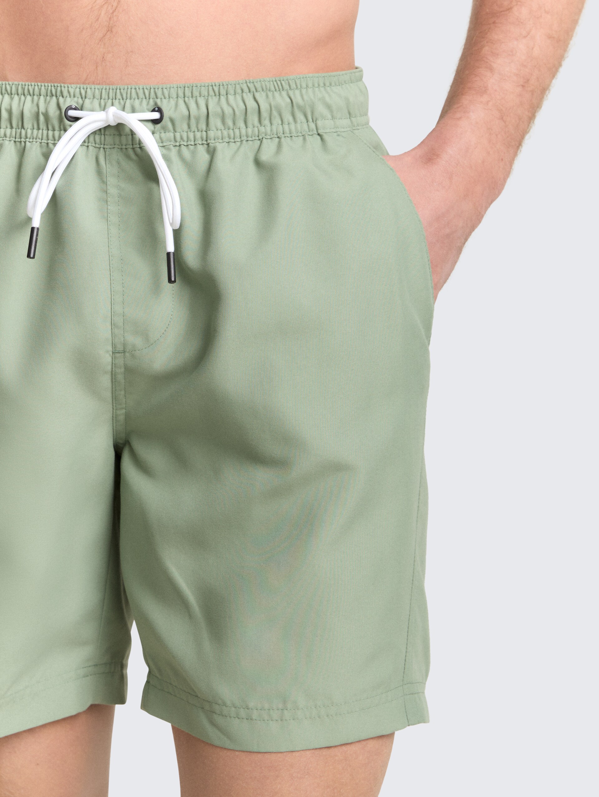 Basic Badeshorts - Sea Spray - Detail-Model-Ansicht