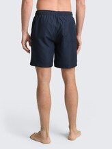 Short de bain uni - sky captain blue - Découpe Vue arrière du modèle
