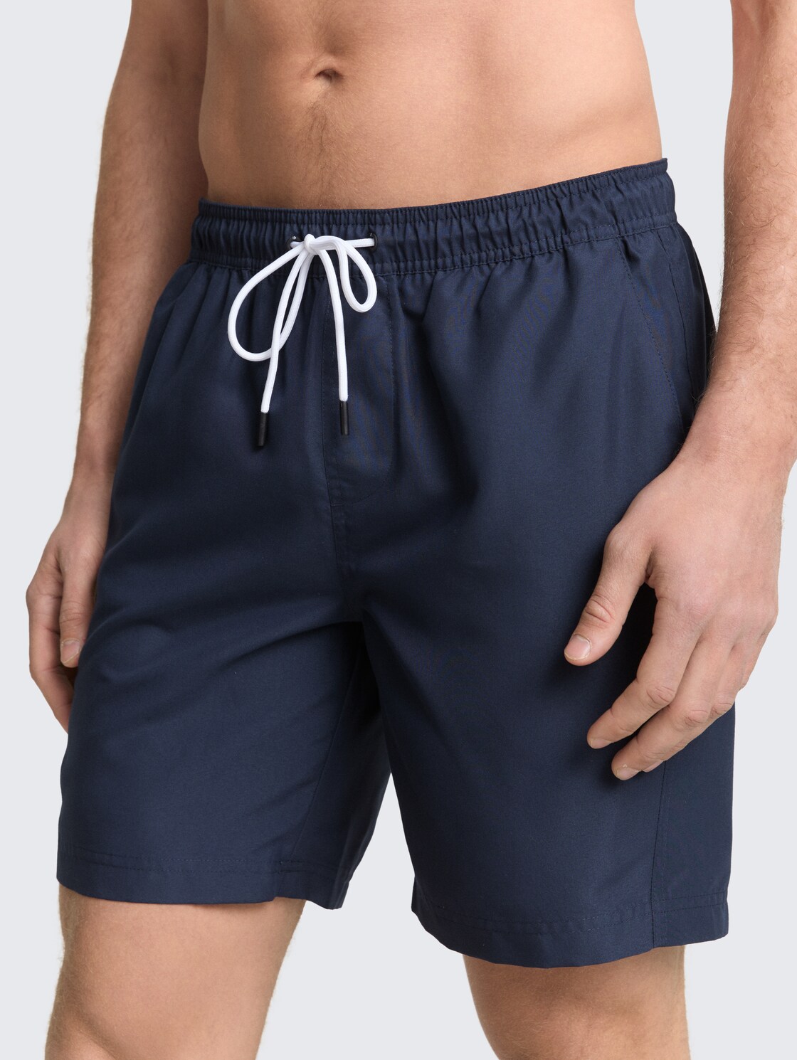Basic Badeshorts - sky captain blue - Detail-Model-Ansicht