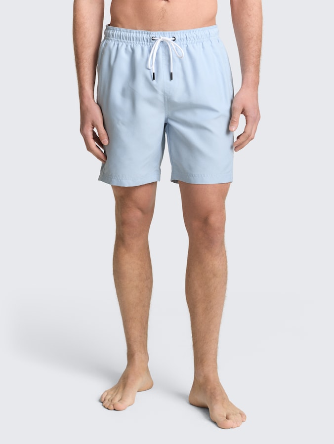 Basic zwemshort door Denim Male, smart light blue