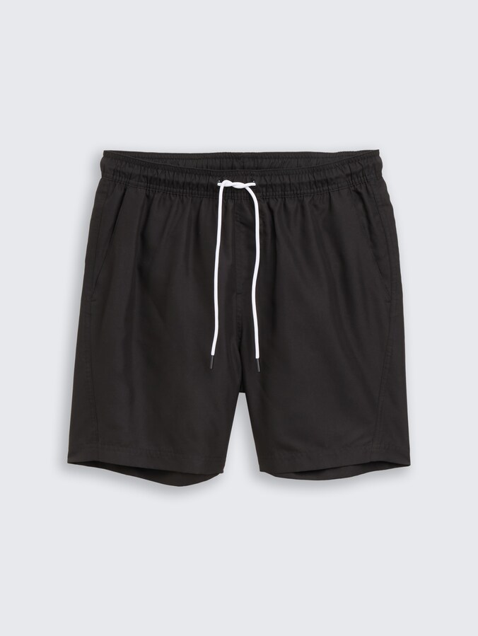 Basic Badeshorts von Denim Male, Black