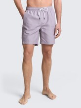 Short de bain basique - soft lilac grey - Découpe Vue de face du modèle